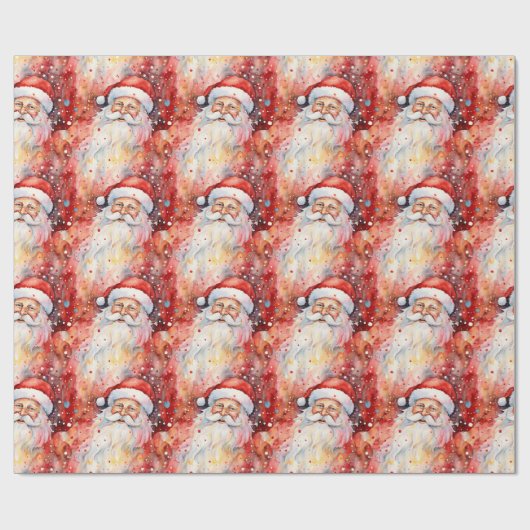 Papier Cadeau Noël Abstrait (Plat)