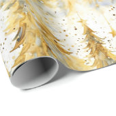 Papier Cadeau Noël Abstrait (Coin rond)