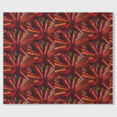 Papier Cadeau Noël Abstrait (Plat)