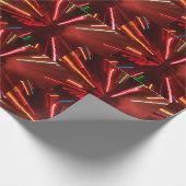 Papier Cadeau Noël Abstrait (Coin)