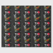 Papier Cadeau Noël africain du Congo Grey (Plat)