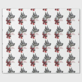 Papier Cadeau Noël Arlequin Great Dane (Plat)