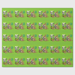 Papier Cadeau Noël australien père Noël koala