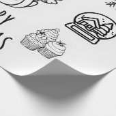 Papier Cadeau Noël Axolotl (Coin)