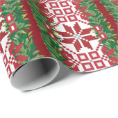 Papier Cadeau Noël baltique (Coin rond)