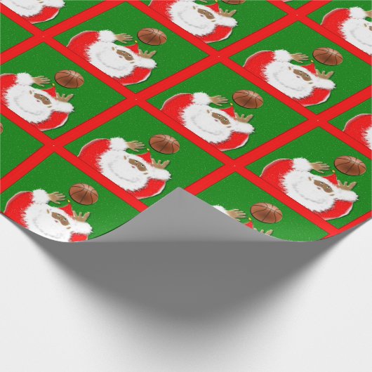 Papier Cadeau Noël basket-ball (Coin)