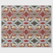 Papier Cadeau Noël Baubles Motif Décor (Plat)