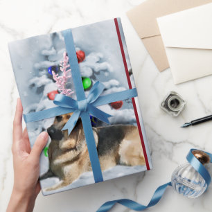Papier Cadeau Noël berger allemand