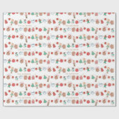 Papier Cadeau Noël biscuits écrase-noix (Plat)