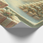 Papier Cadeau Noël blanc (Coin)