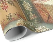 Papier Cadeau Noël blanc (Coin rond)