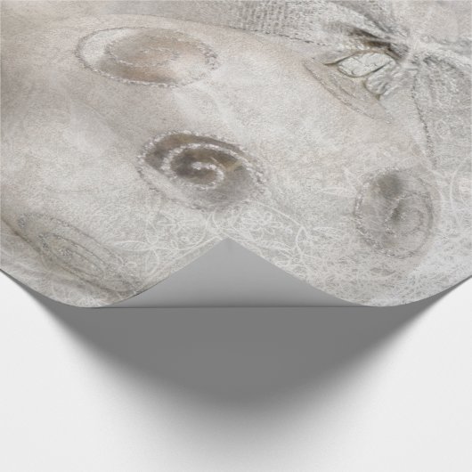 Papier Cadeau Noël blanc (Coin)