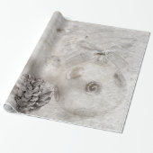 Papier Cadeau Noël blanc (Déroulé)