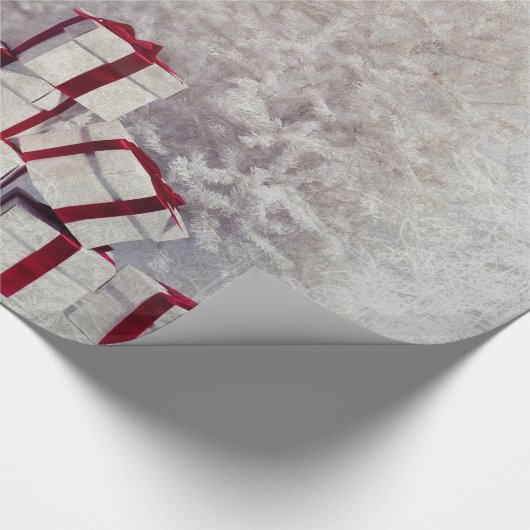 Papier Cadeau Noël blanc (Coin)