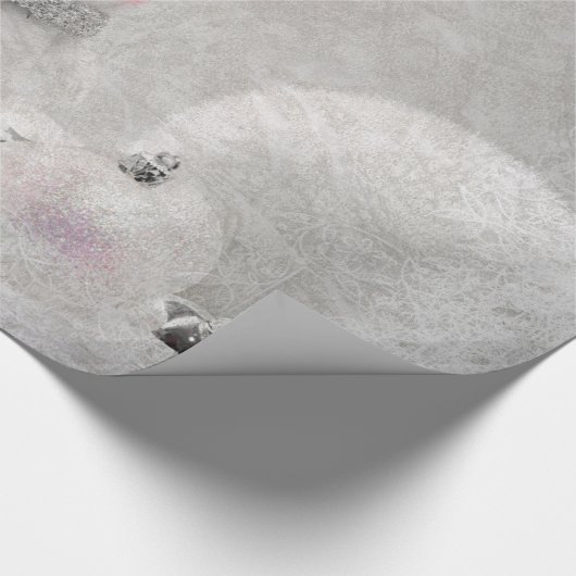 Papier Cadeau Noël blanc (Coin)