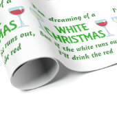 Papier Cadeau Noël blanc (Coin rond)