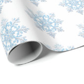 Papier Cadeau Noël blanc clair (Coin rond)