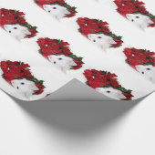 Papier Cadeau Noël blanc de chat (Coin)