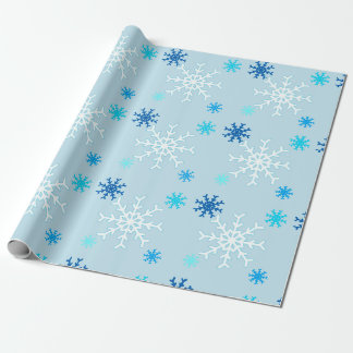 Papier Cadeau Noël bleu