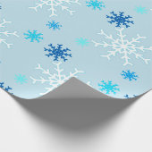 Papier Cadeau Noël bleu (Coin)