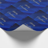 Papier Cadeau Noël bleu foncé (Coin)