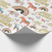 Papier Cadeau Noël Boho (Coin)