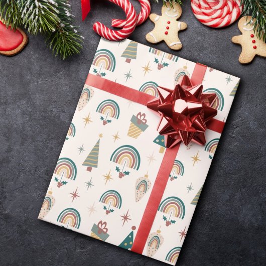 Papier Cadeau Noël Boho