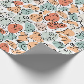 Papier Cadeau Noël boho moderne (Coin)