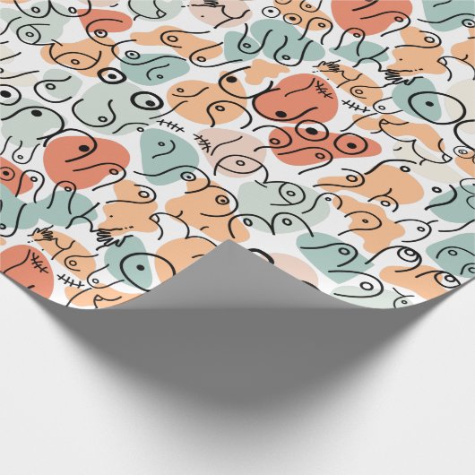 Papier Cadeau Noël boho moderne (Coin)