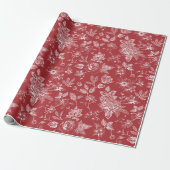 Papier Cadeau Noël botanique (Déroulé)