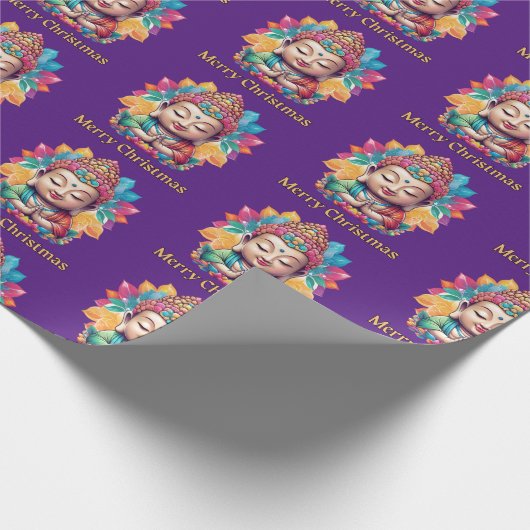 Papier Cadeau Noël bouddhiste (Coin)