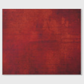 Papier Cadeau Noël Bourgogne Typographie rouge Damas (Plat)