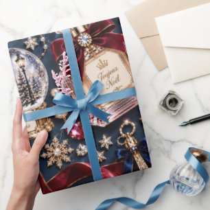 Papier Cadeau Noël Bourguignon de la Marine Parisienne