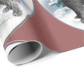 Papier Cadeau Noël Bouvier des Flandres (Coin rond)