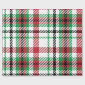 Papier Cadeau Noël Buffalo Check Tartan En vichy Plaid (Plat)