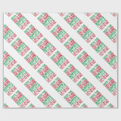 Papier Cadeau Noël Burpees (Plat)