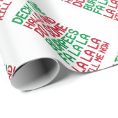 Papier Cadeau Noël Burpees (Coin rond)