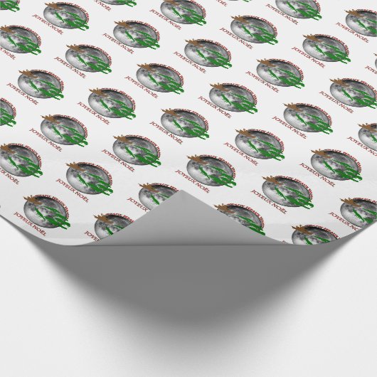 Papier Cadeau Noël cajun (Coin)