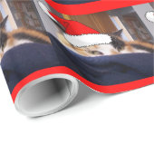 Papier Cadeau Noël Calico (Coin rond)