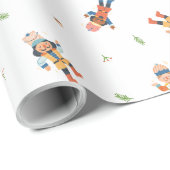 Papier Cadeau Noël Casse-Noisette (Coin rond)