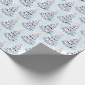 Papier Cadeau Noël céleste (Coin)