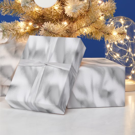 Papier Cadeau Noël Chic Glam Argent (Vacances)