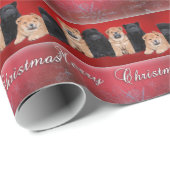 Papier Cadeau Noël Chow-chow_kartka (Coin rond)