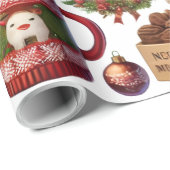 Papier Cadeau Noël Classique (Coin rond)