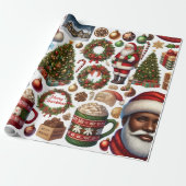 Papier Cadeau Noël Classique (Déroulé)