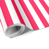 Papier Cadeau Noël Classique Modèle Rouge Blanc Nostalgique (Coin rond)