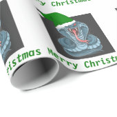 Papier Cadeau Noël Cobra (Coin rond)