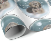 Papier Cadeau Noël Cockapoo (Coin rond)