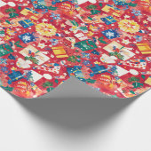 Papier Cadeau Noël coloré (Coin)