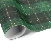 Papier Cadeau Noël coloré Plaid (Coin rond)